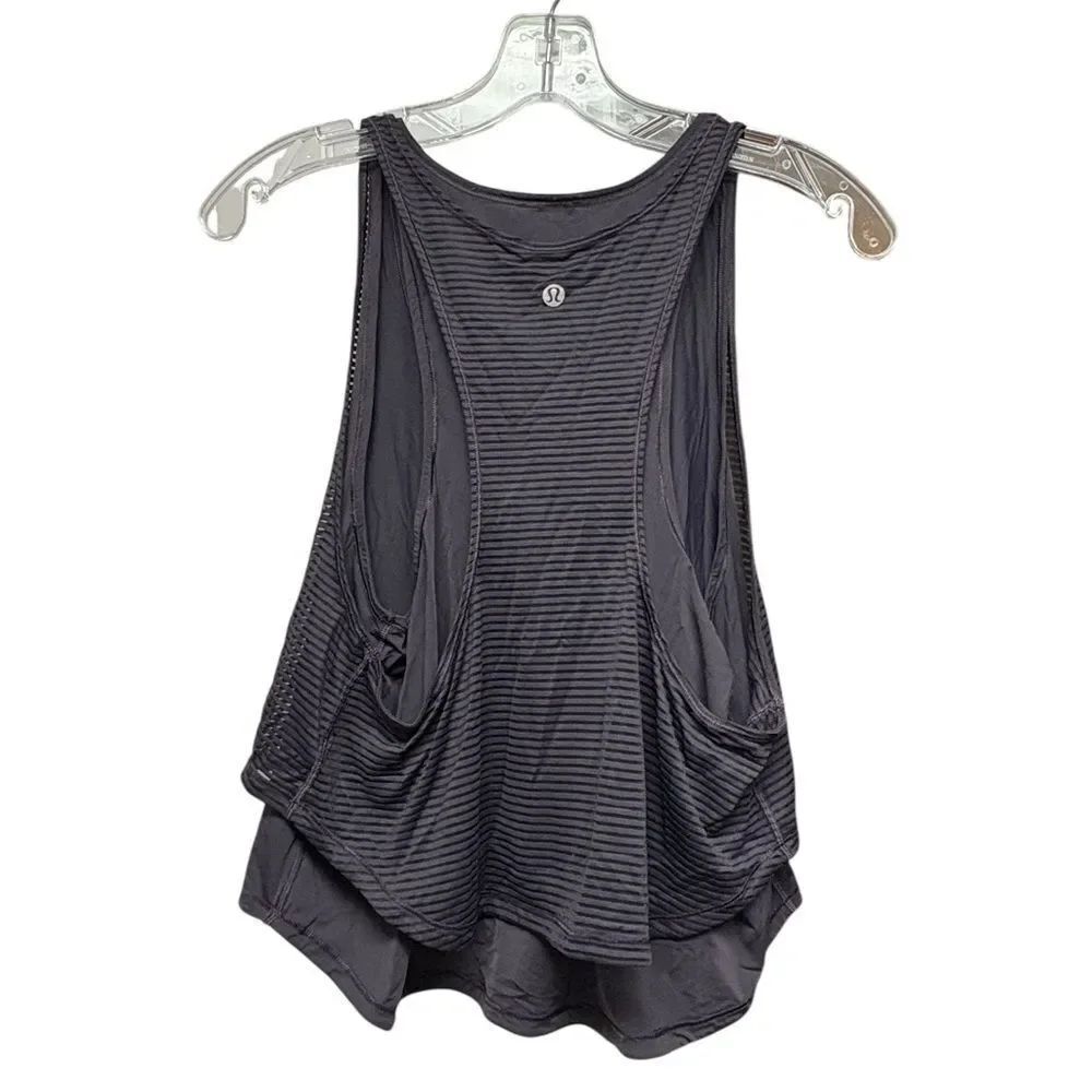 Lululemon RARE Tank Top two in one, Dark Blue Size XS
